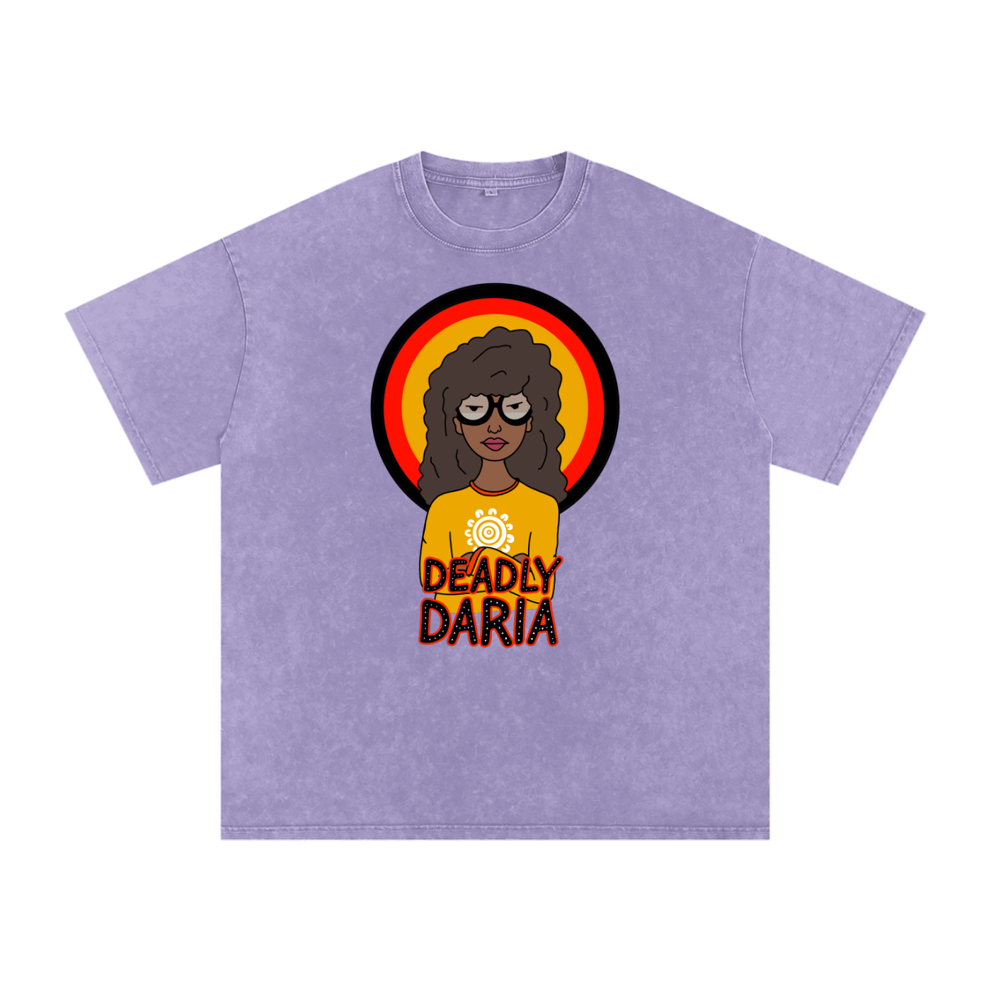 Aboriginal Art | Deadly Daria (2nd Release) | Streetwear Unisex 100% Cotton Loose Basic Tee