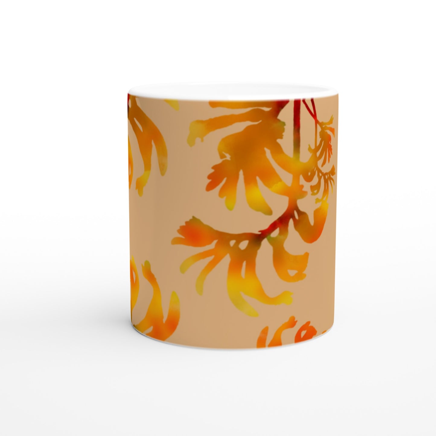 Aboriginal Art | Kangaroo Paw | 11oz Ceramic Mug