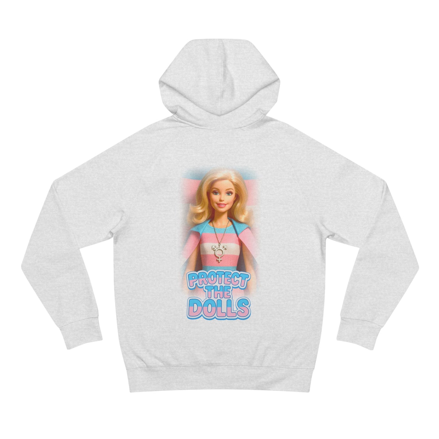 Ally Friendly | Protect the Dolls | Trans friendly Casual Streetwear Hoodie