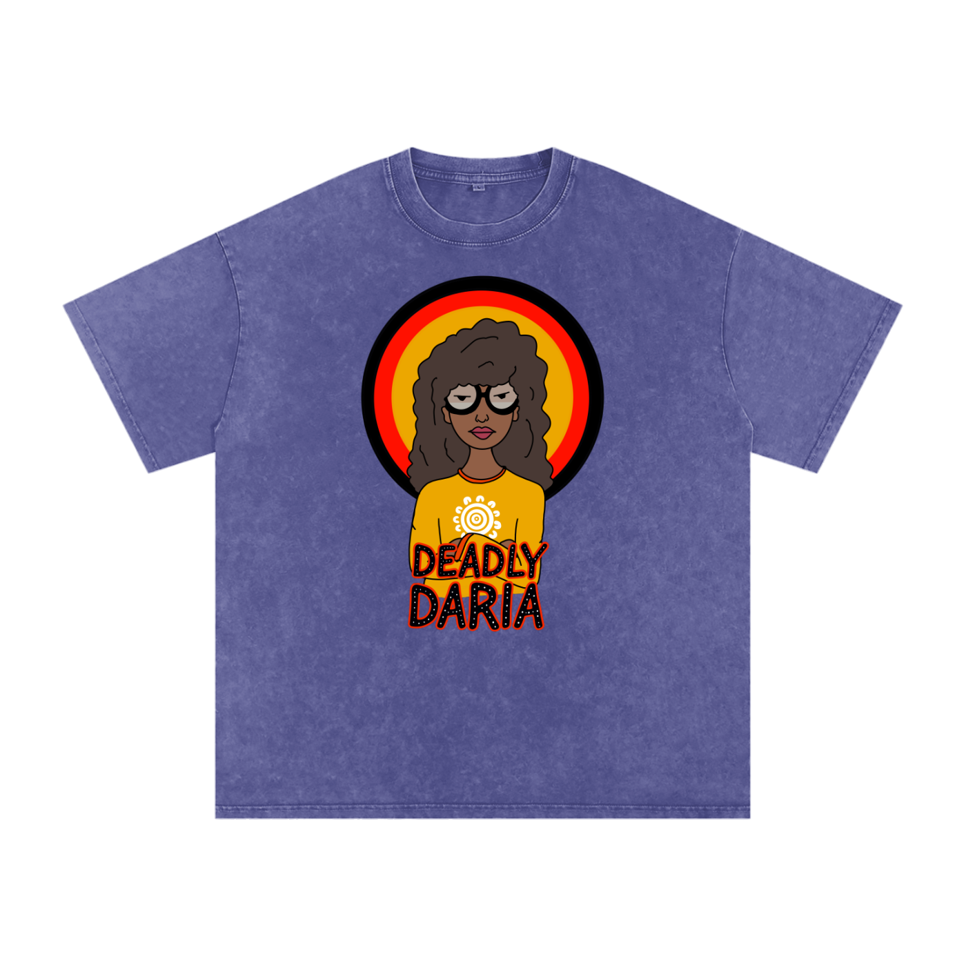 Aboriginal Art | Deadly Daria (2nd Release) | Streetwear Unisex 100% Cotton Loose Basic Tee