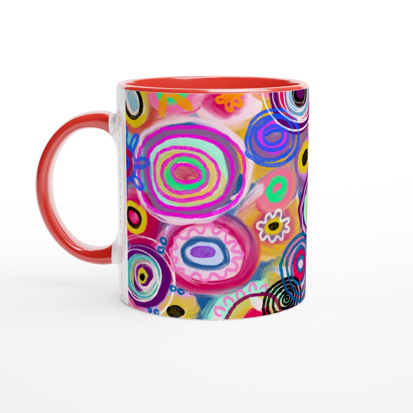 Aboriginal Art | Flower Meadow | 11oz Ceramic Mug