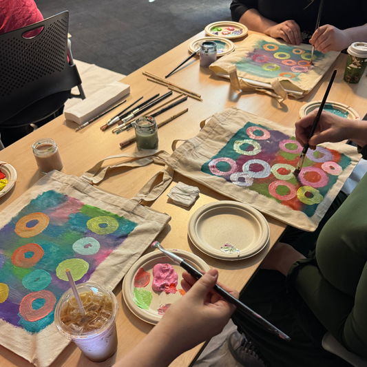 Cultural Paint and Sip Experience | Paint Your Own Tote Bag