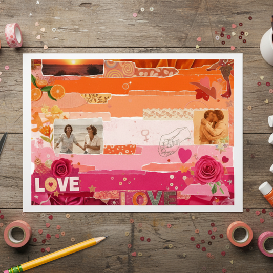 Pride Collage Workshop | Create Your Own Pride Flag | Thursday 22 January 2026 | 5:30pm–7:30pm