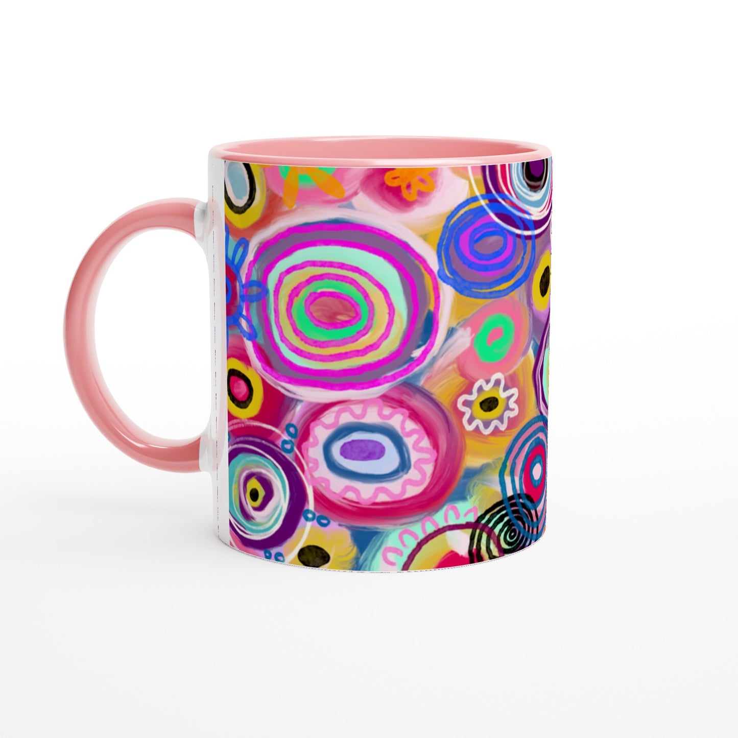 Aboriginal Art | Flower Meadow | 11oz Ceramic Mug
