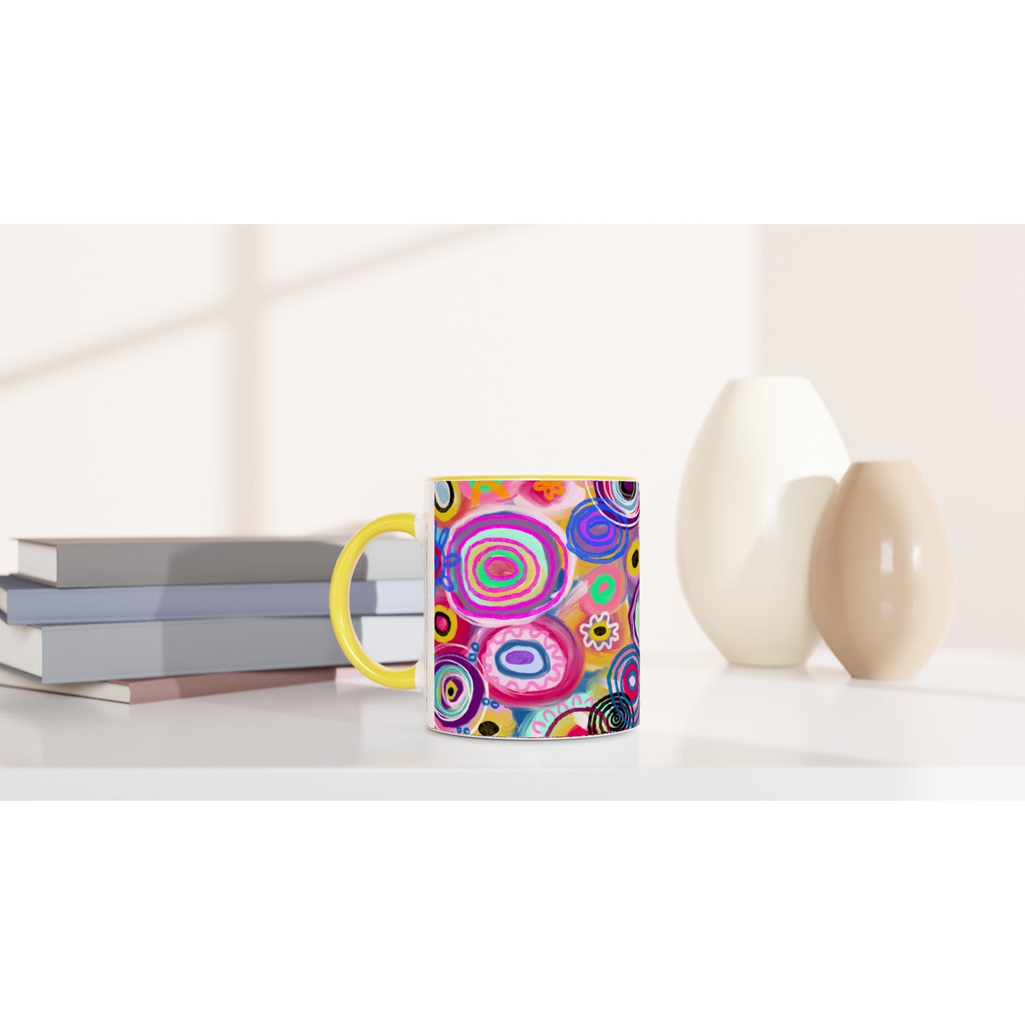 Aboriginal Art | Flower Meadow | 11oz Ceramic Mug