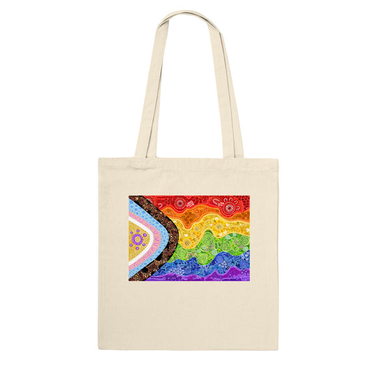LGBTQIA+ | Equality LGBTQIA Inclusive Pride Flag | Classic Tote Bag