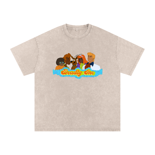 Aboriginal Art | “Deadly Inc” Scooby Roo & the Crew | Streetwear Unisex 100% Cotton Loose Basic Tee