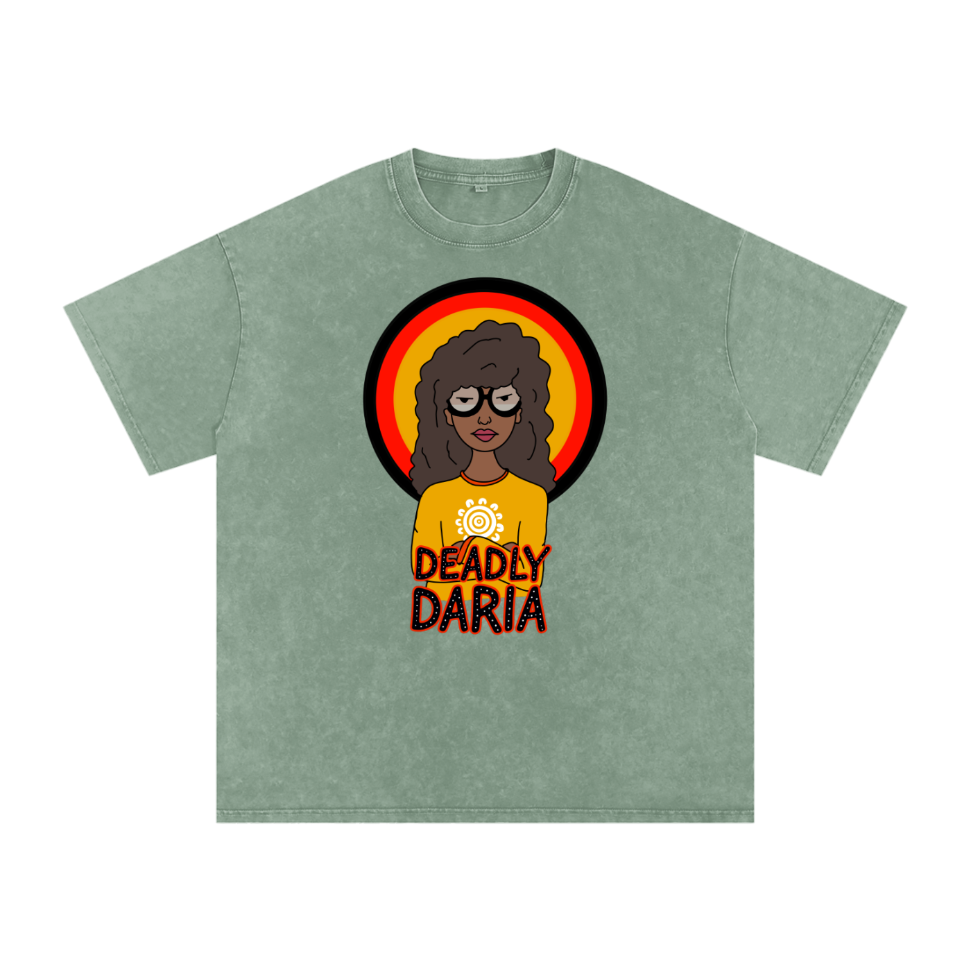 Aboriginal Art | Deadly Daria (2nd Release) | Streetwear Unisex 100% Cotton Loose Basic Tee
