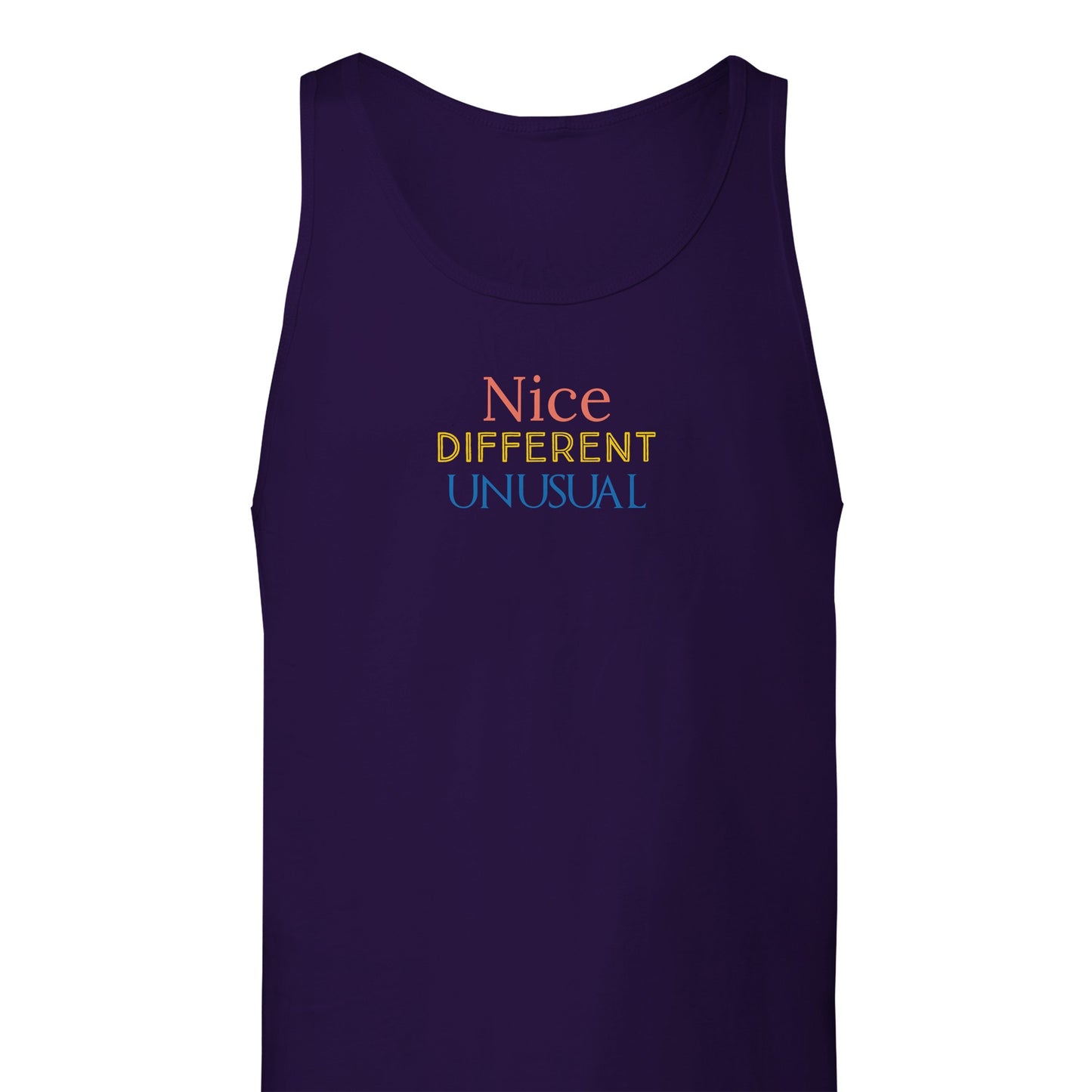 Pop Culture | Nice Different Unusual | Premium Unisex Tank Top