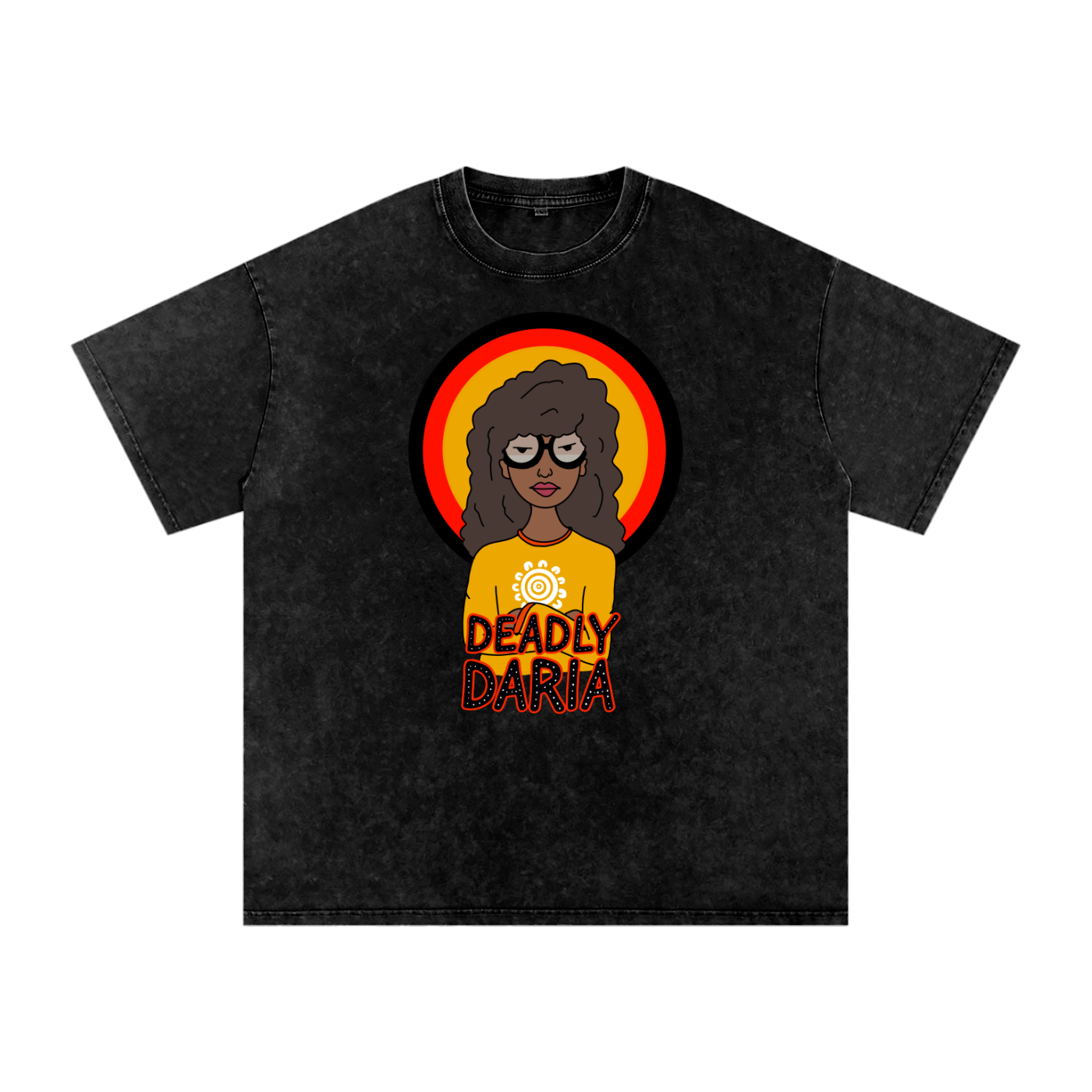 Aboriginal Art | Deadly Daria (2nd Release) | Streetwear Unisex 100% Cotton Loose Basic Tee