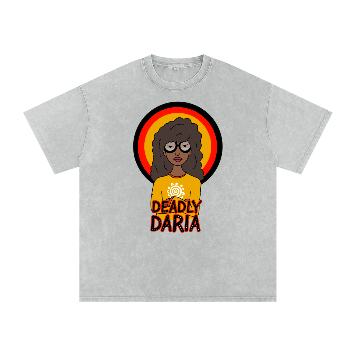 Aboriginal Art | Deadly Daria (2nd Release) | Streetwear Unisex 100% Cotton Loose Basic Tee