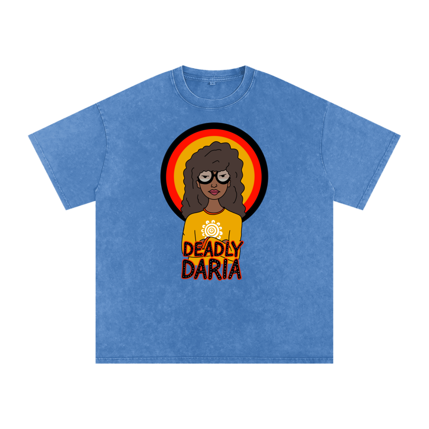 Aboriginal Art | Deadly Daria (2nd Release) | Streetwear Unisex 100% Cotton Loose Basic Tee
