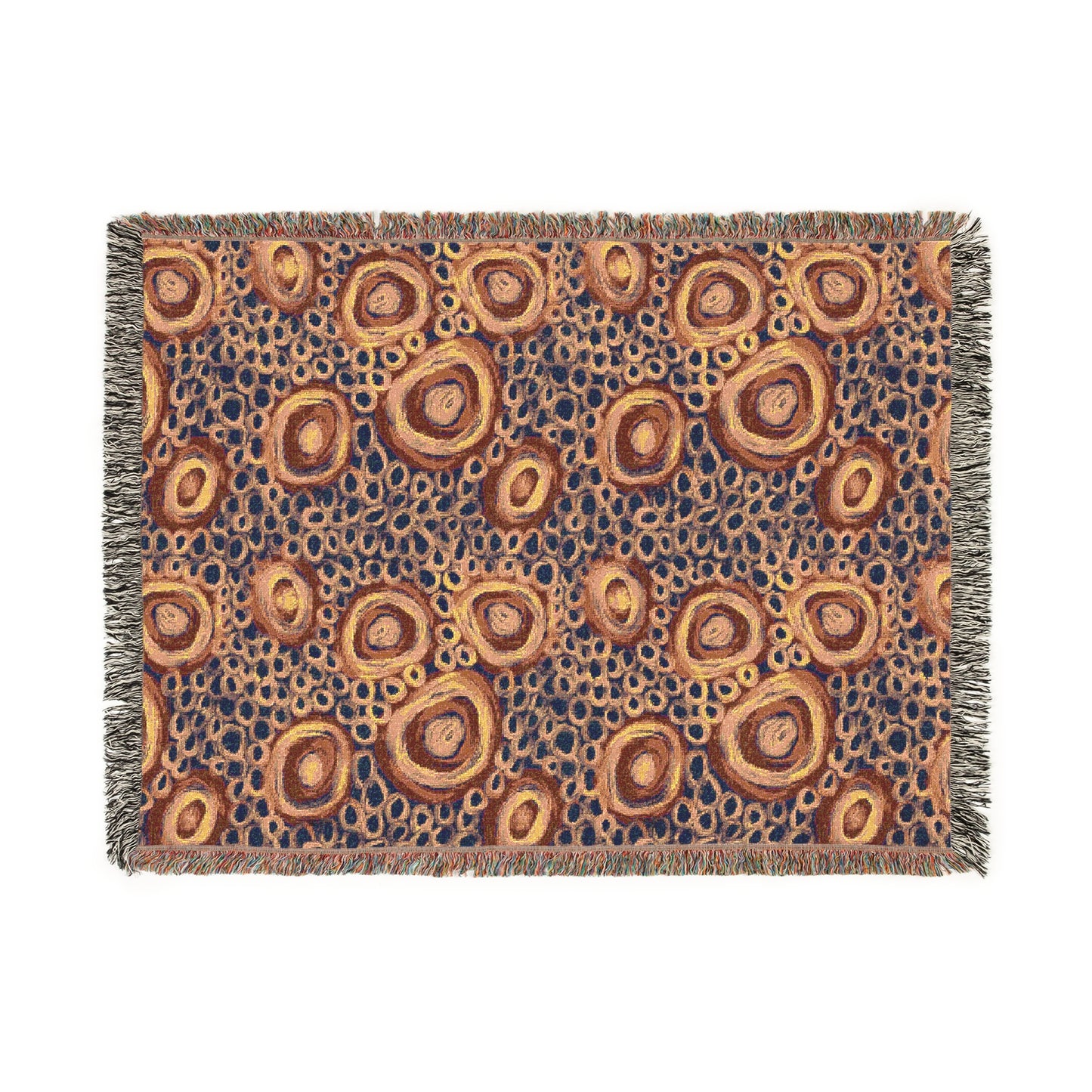 Aboriginal Art | Together | 100% cotton Cozy Woven Blanket