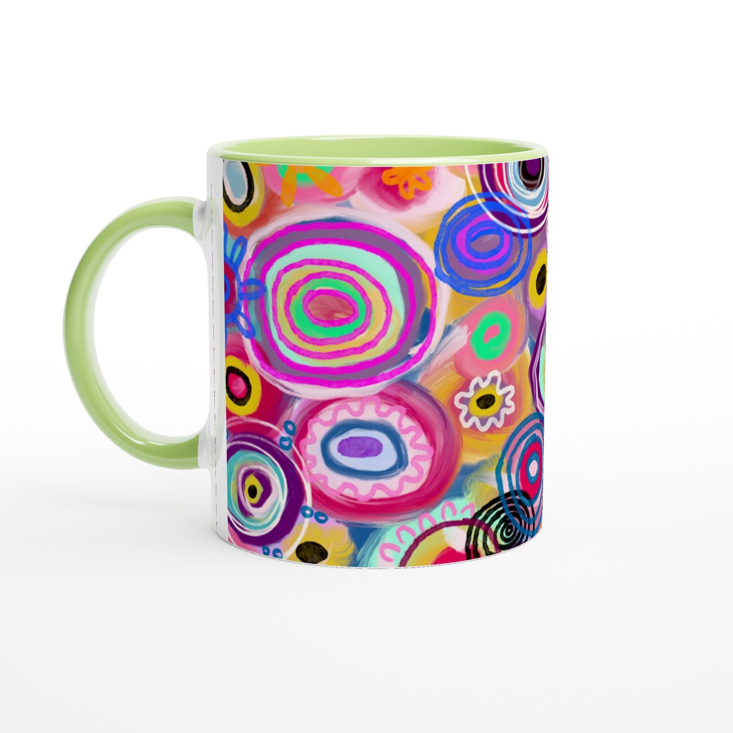 Aboriginal Art | Flower Meadow | 11oz Ceramic Mug