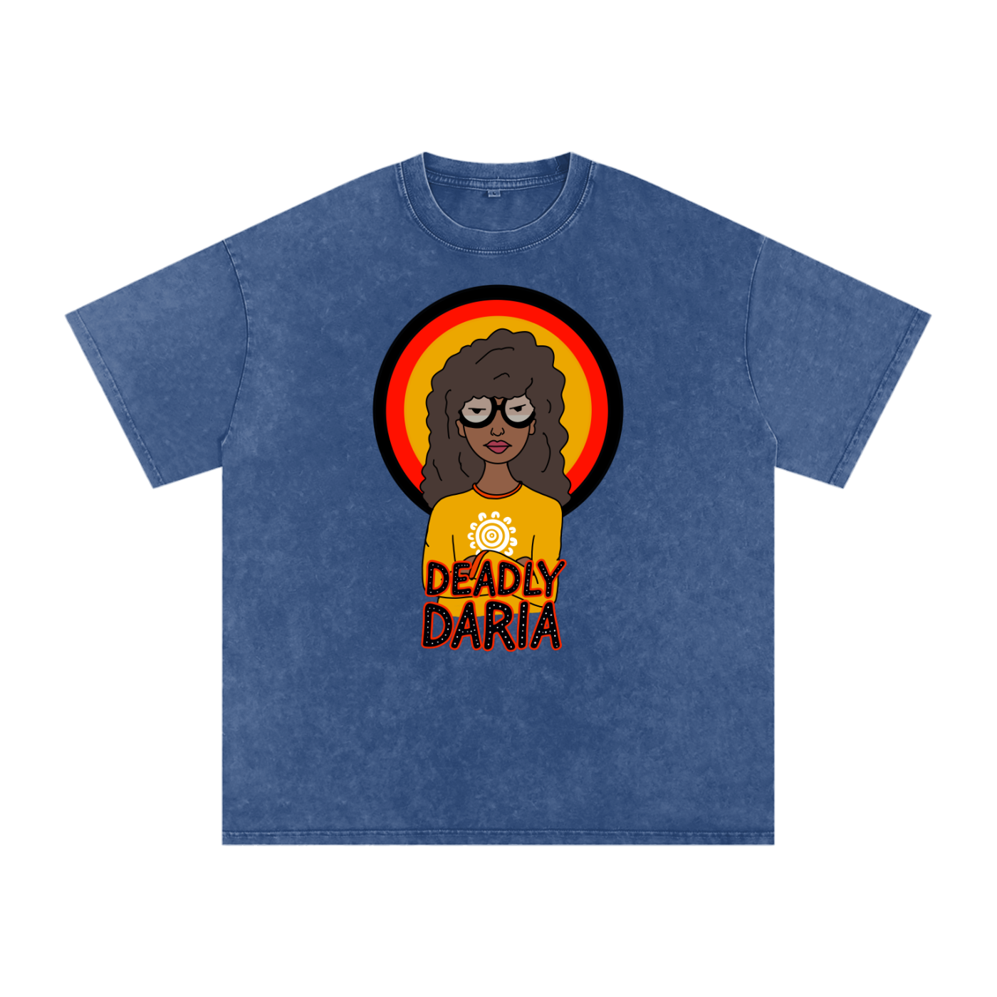 Aboriginal Art | Deadly Daria (2nd Release) | Streetwear Unisex 100% Cotton Loose Basic Tee