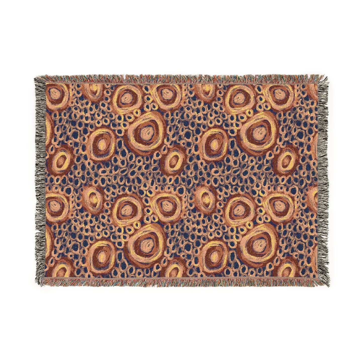 Aboriginal Art | Together | 100% cotton Cozy Woven Blanket