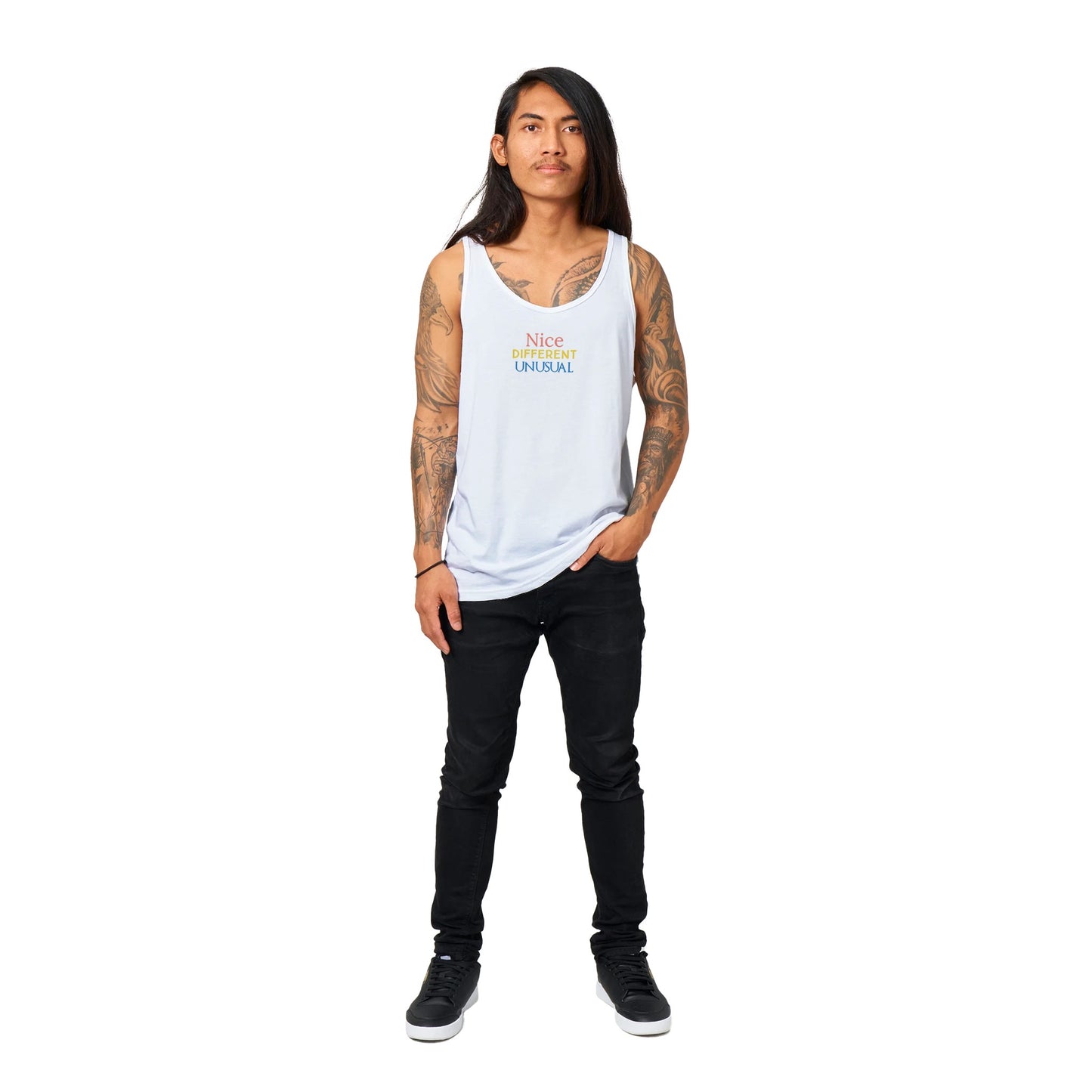 Pop Culture | Nice Different Unusual | Premium Unisex Tank Top