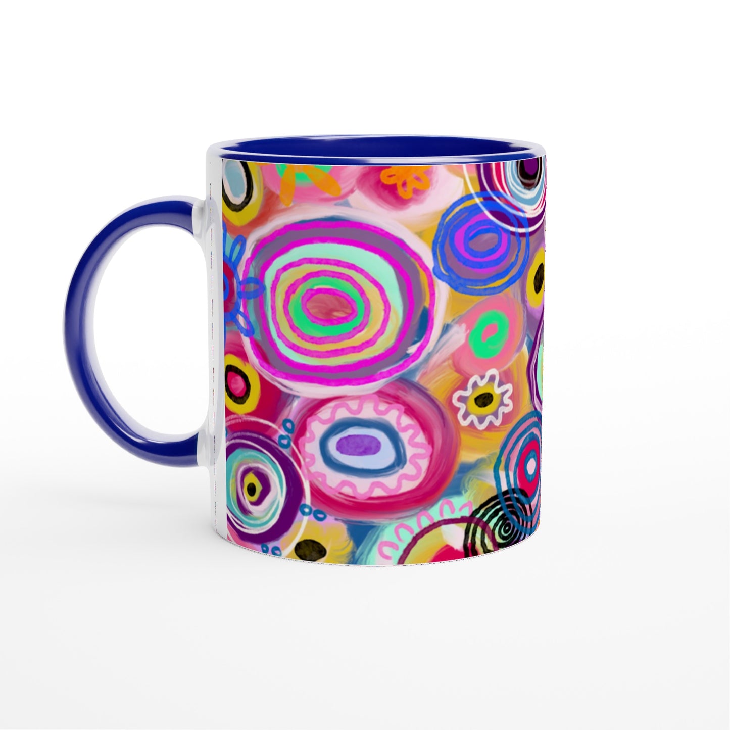 Aboriginal Art | Flower Meadow | 11oz Ceramic Mug