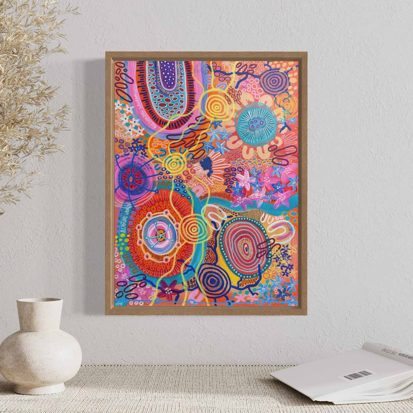 Aboriginal Art | Catching Sunshine V2 | Original painting - 30 x 40 cm