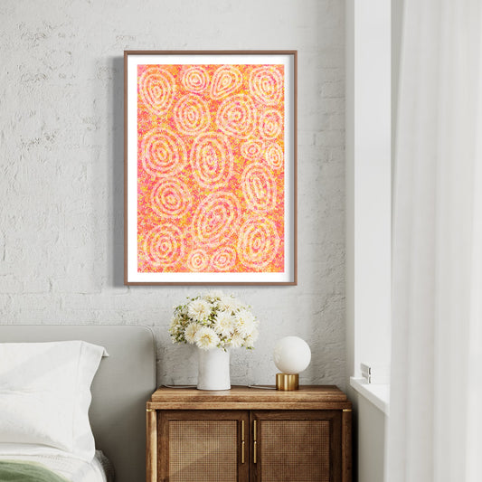 Aboriginal Art | Etching in the Sand | Art Print