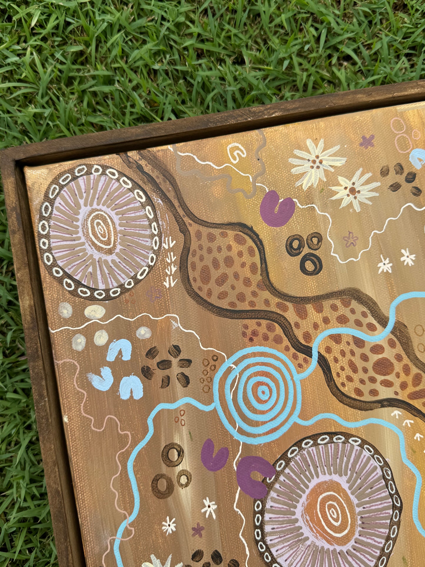 Aboriginal Art | By The River | Original Painting