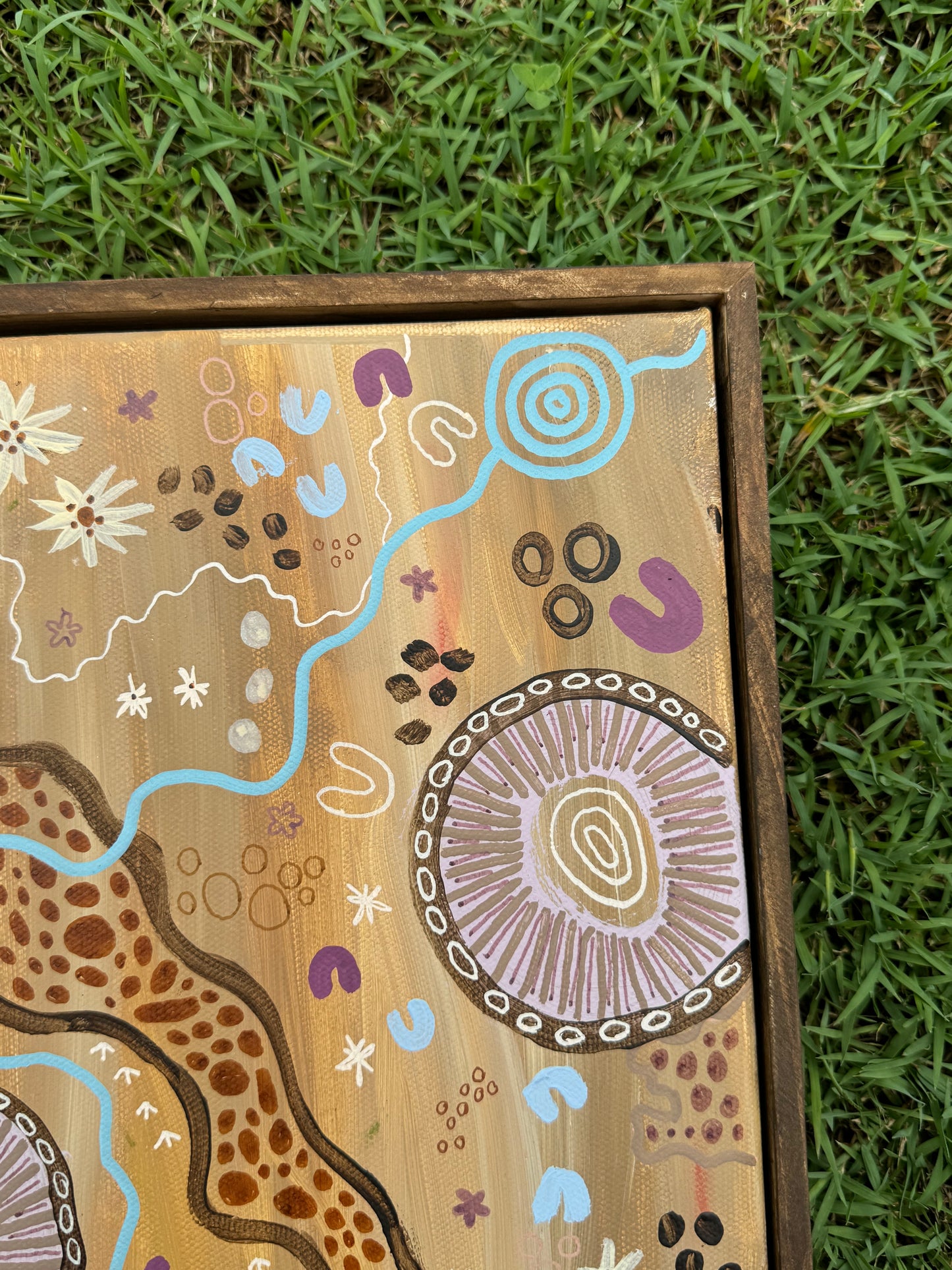 Aboriginal Art | By The River | Original Painting