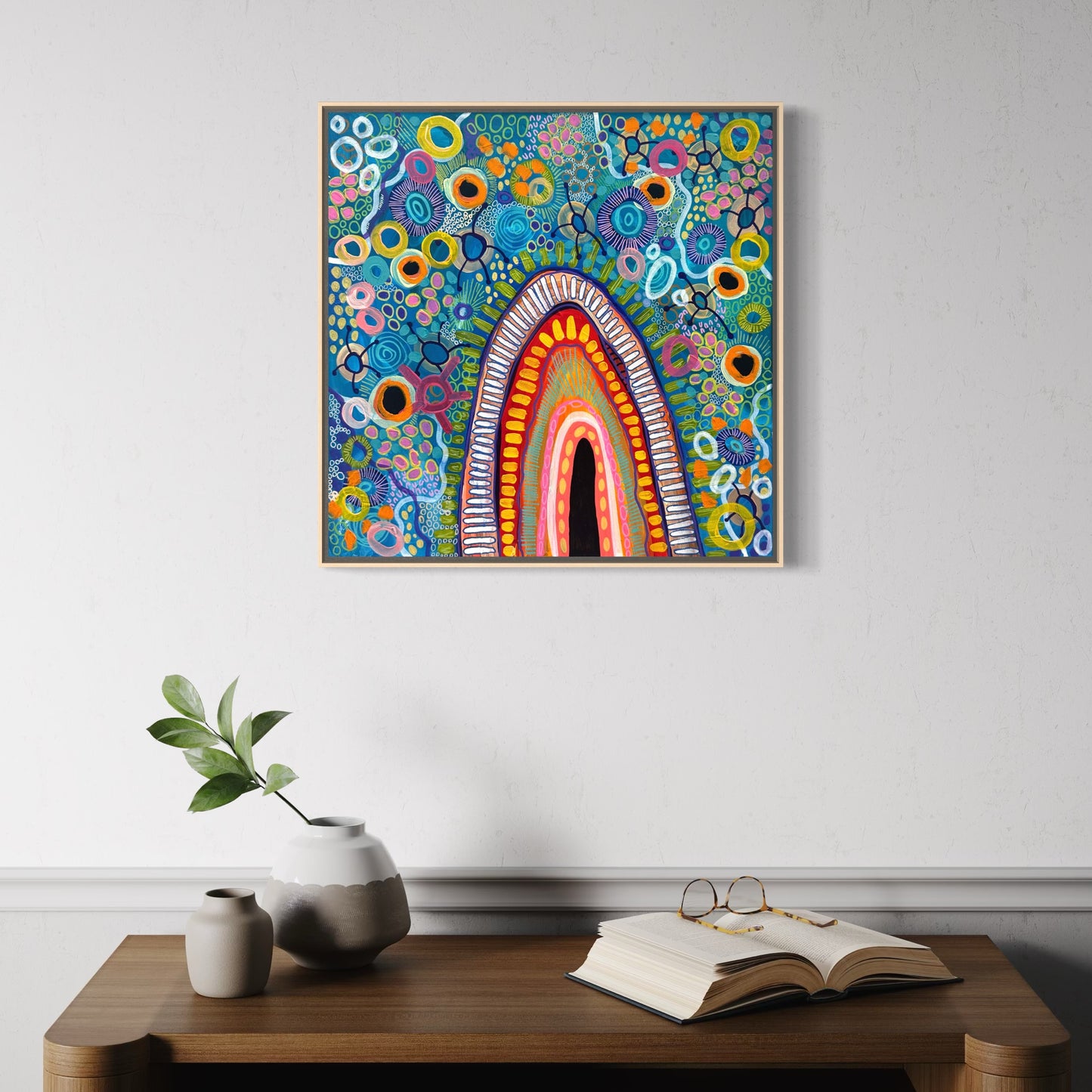 Aboriginal Art | Who We Are | 52 x 52 | Original Painting