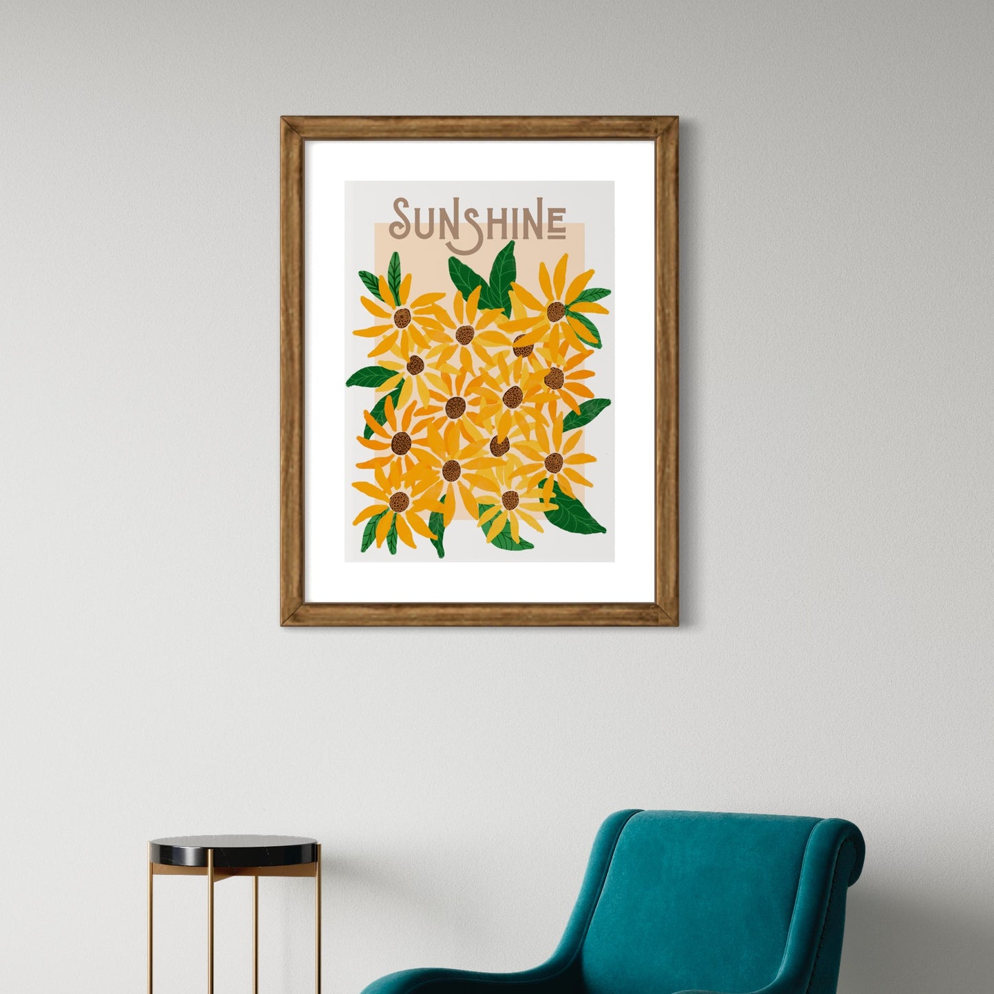 Flower Art | Sunshine Sunflowers | Art Print
