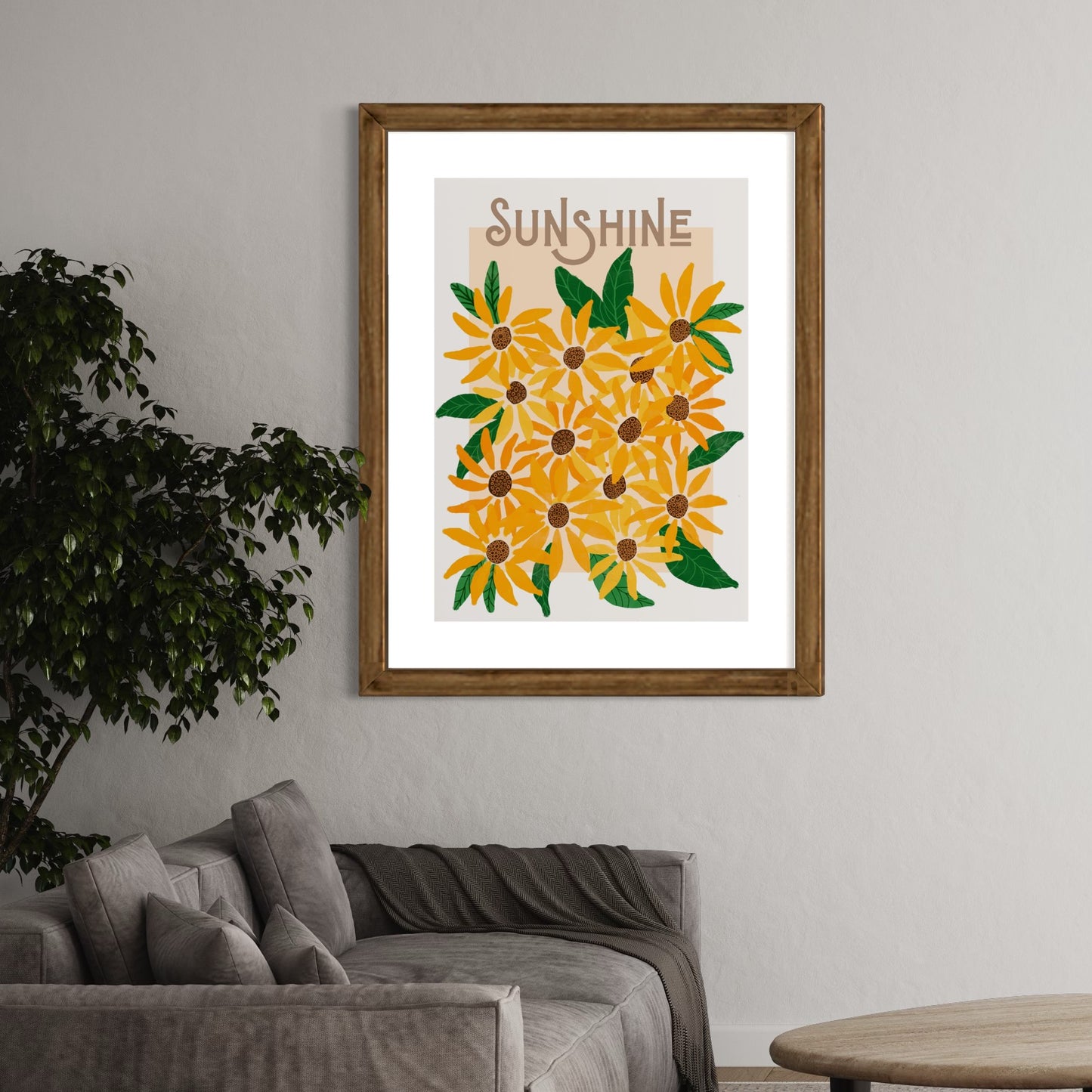 Flower Art | Sunshine Sunflowers | Art Print