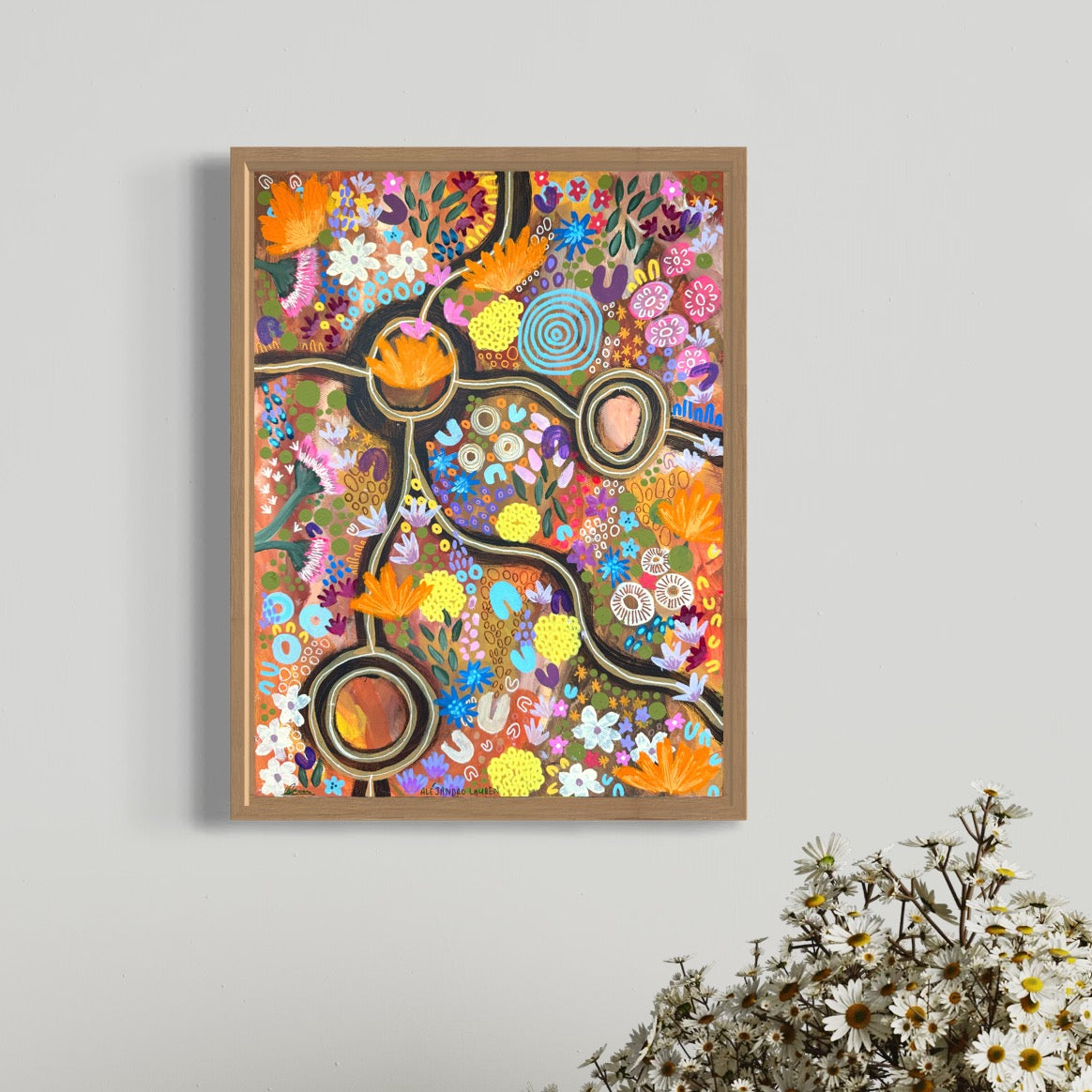 Aboriginal Art | Outback Jewels | One-of-a-kind Original Painting