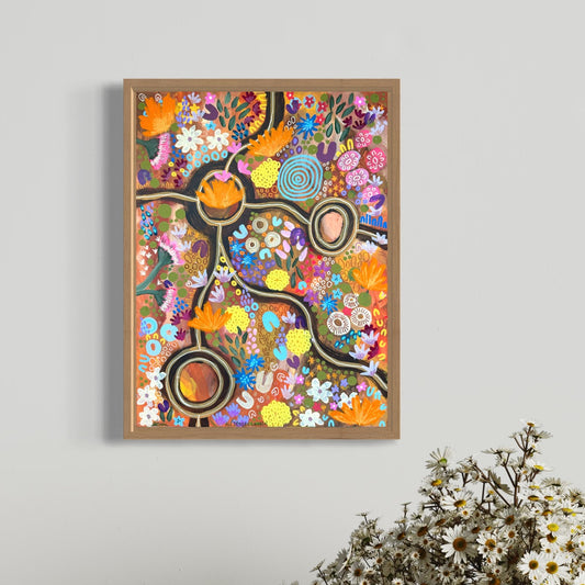 Aboriginal Art | Outback Jewels | One-of-a-kind Original Painting