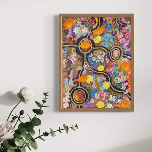 Aboriginal Art | Outback Jewels | One-of-a-kind Original Painting