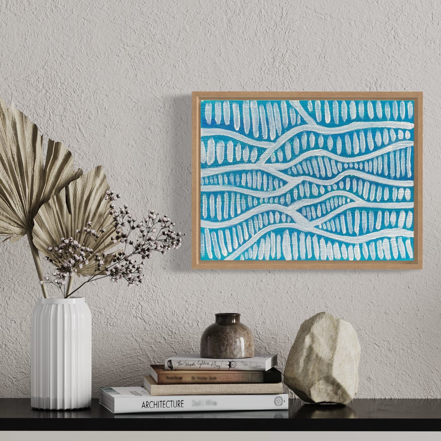 Aboriginal Art | Rushing Water | One-of-a-Kind Original Painting