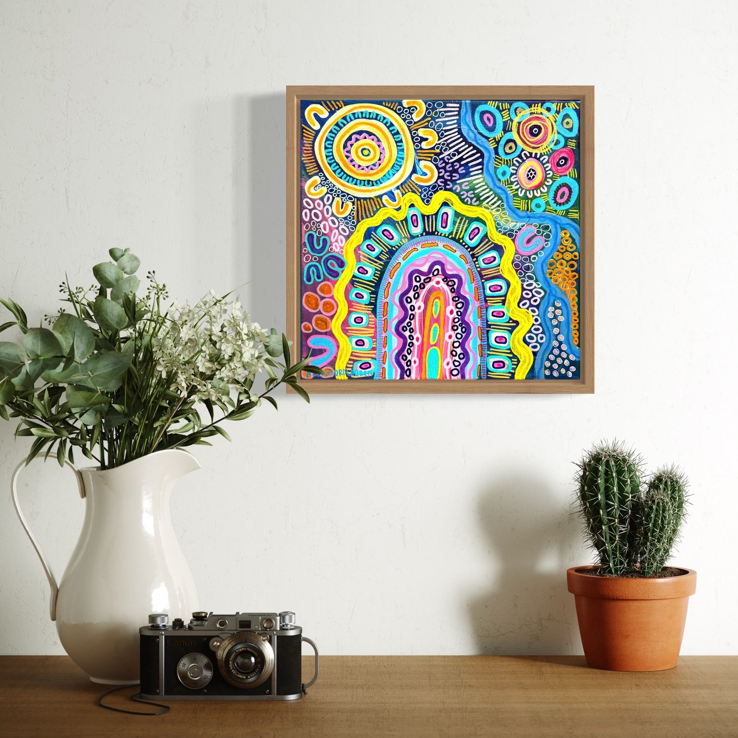 Aboriginal Art | Mum's Magic | 30 x 30 cm | Original Painting