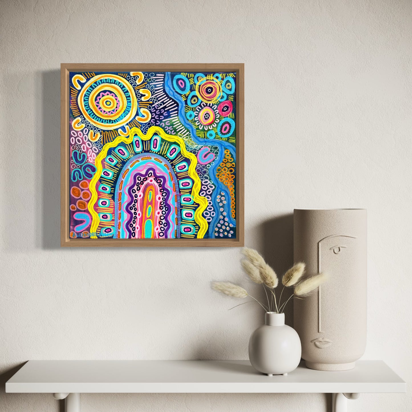 Aboriginal Art | Mum's Magic | 30 x 30 cm | Original Painting