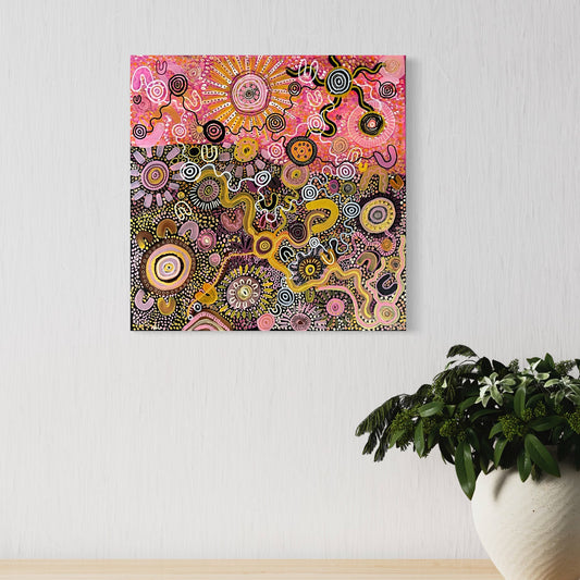 Aboriginal Art | Escaping Shadows | Original Painting