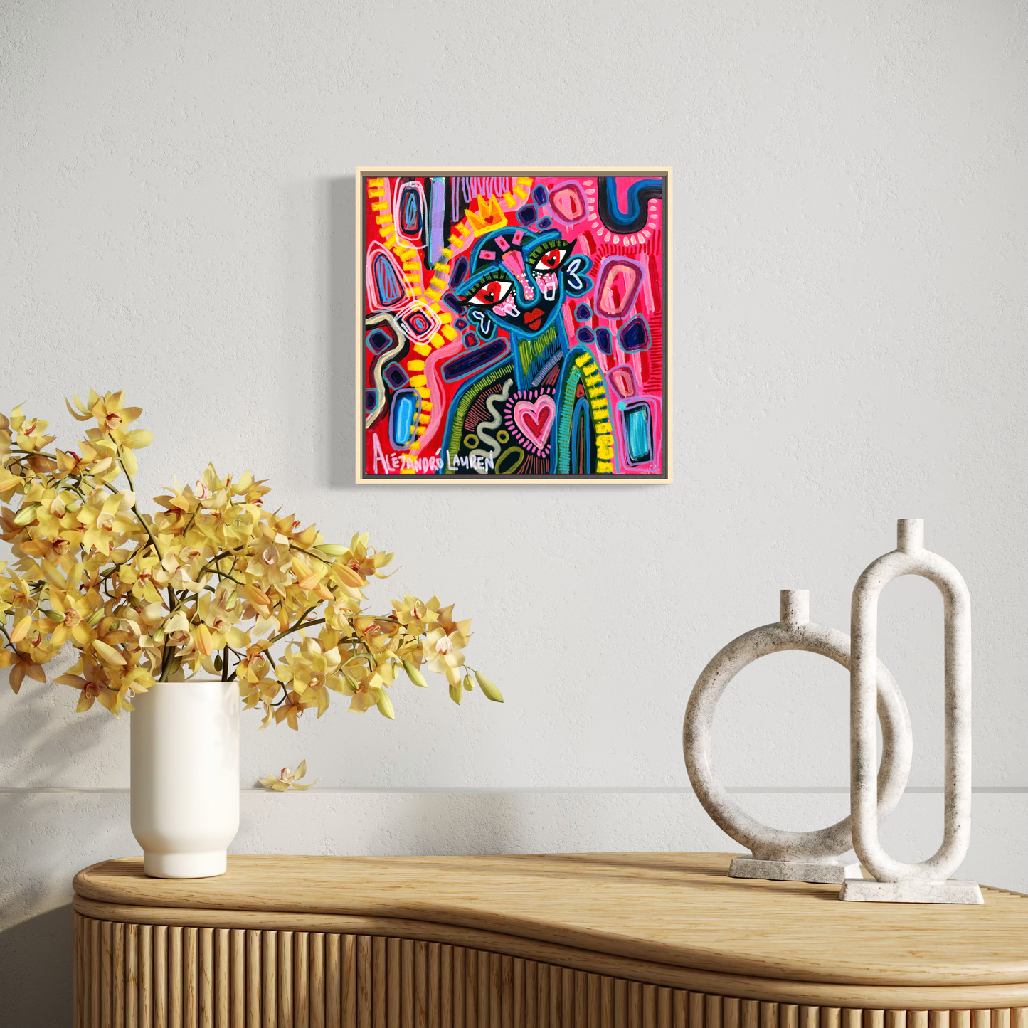 Abstract Art | The Audacity of the World | Original Painting 30 x 30cm