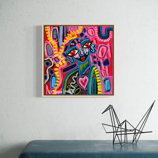 Abstract Art | The Audacity of the World | Original Painting 30 x 30cm