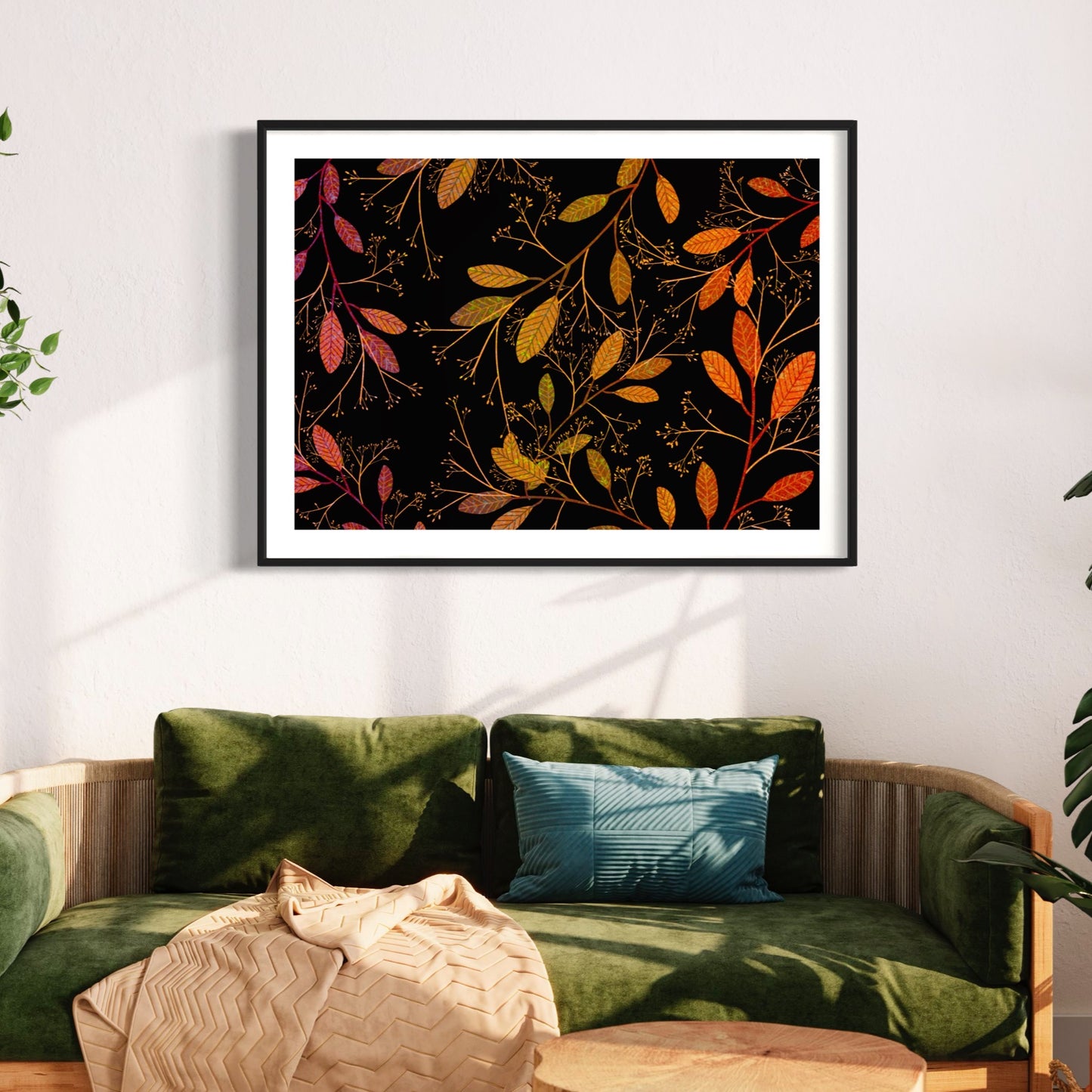 Flower Art | Pretty Autumn Leaves | Art Print
