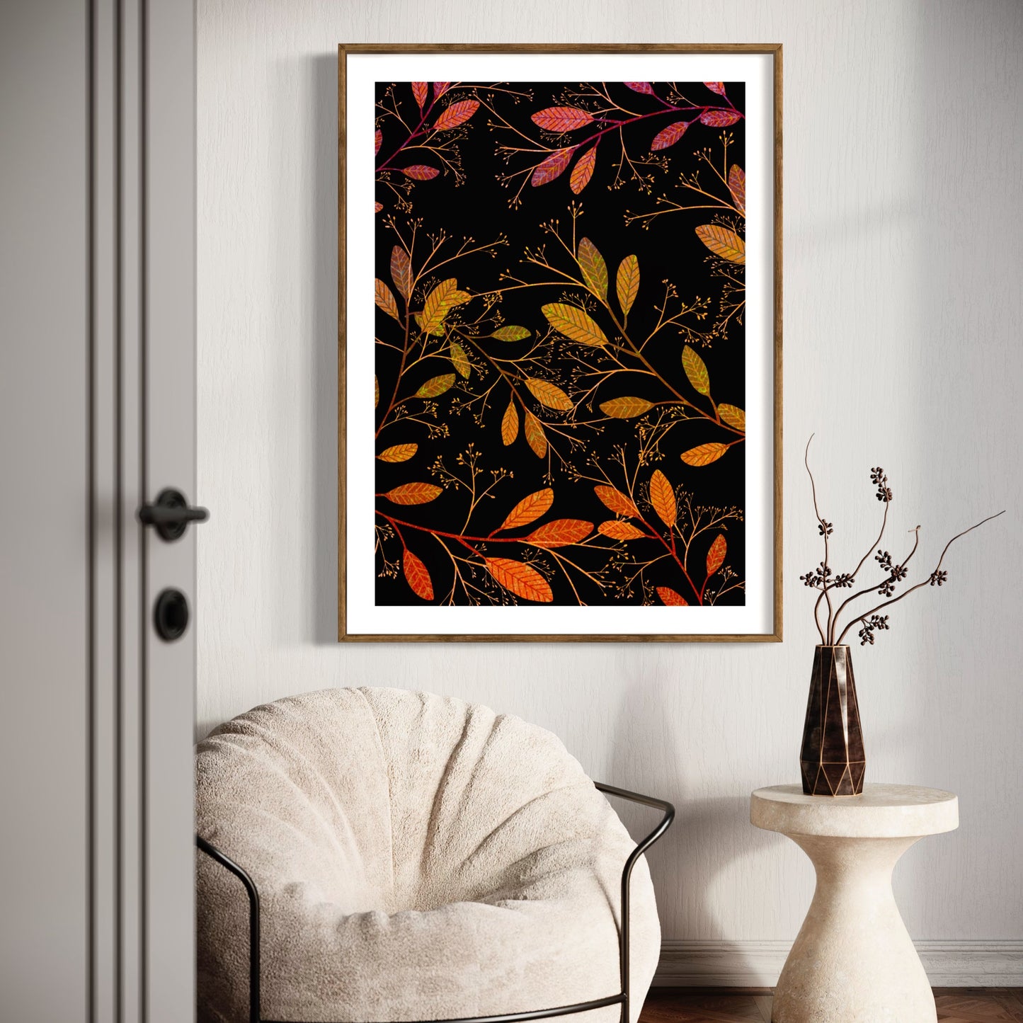 Flower Art | Pretty Autumn Leaves | Art Print