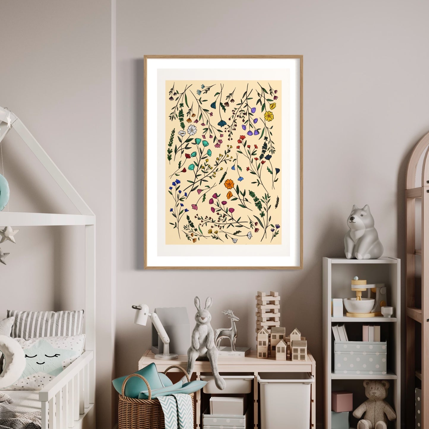 Flower Art | Pretty Little Flowers | Art Print