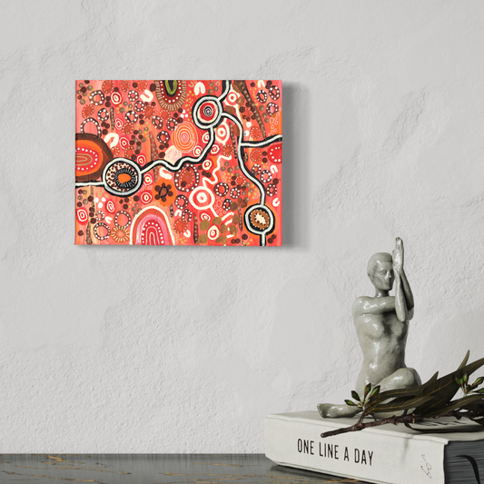 Aboriginal Art | Sun Kissed | One-of-a-Kind Original Painting