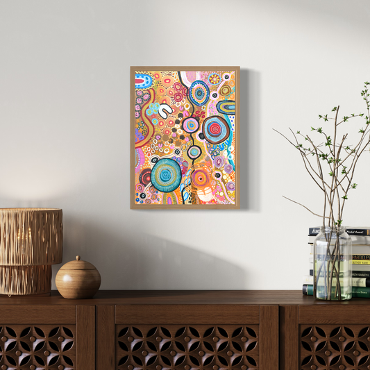 Aboriginal Art | Yanhagagi | Original painting - 30 x 40 cm