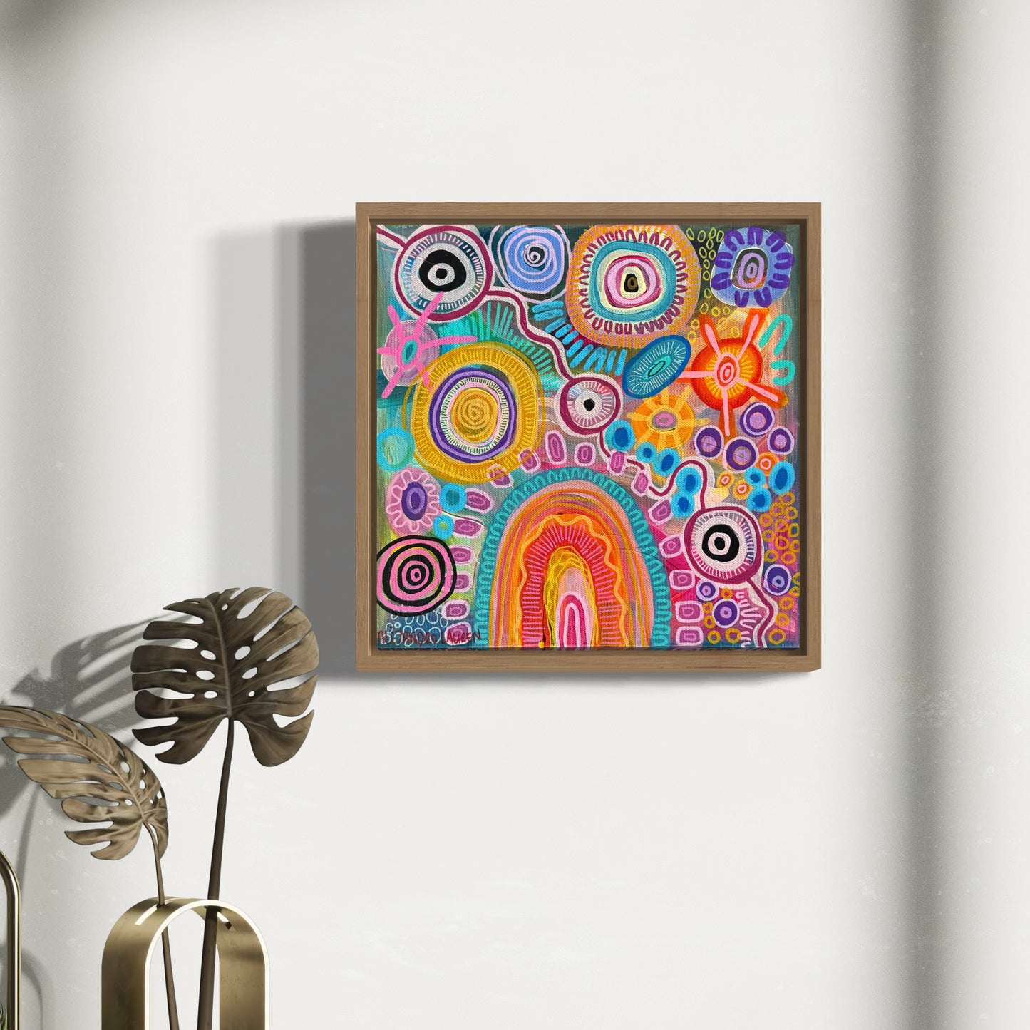 Aboriginal Art | Mum's Magic | 30 x 30 cm | Original Painting