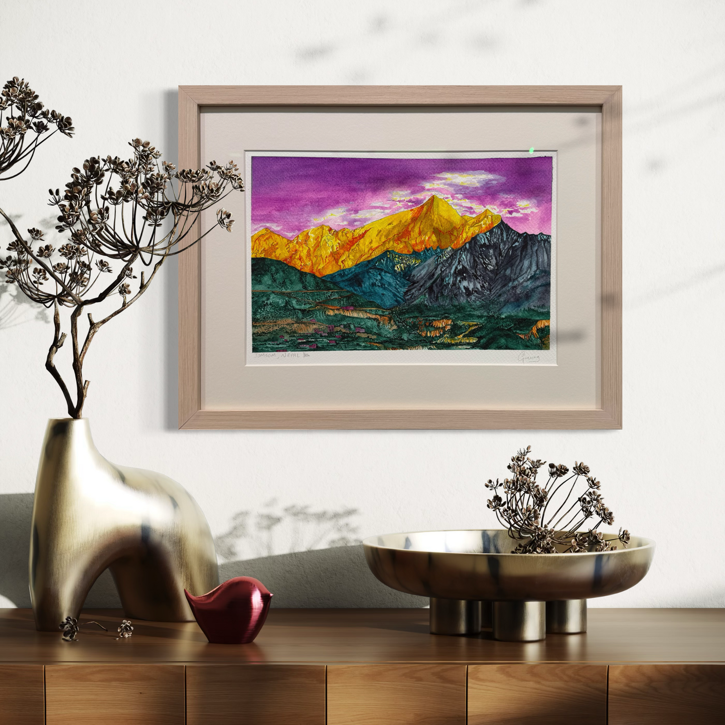 Ode to Nepal – Kagbeni/Mustang (PURPLE)
