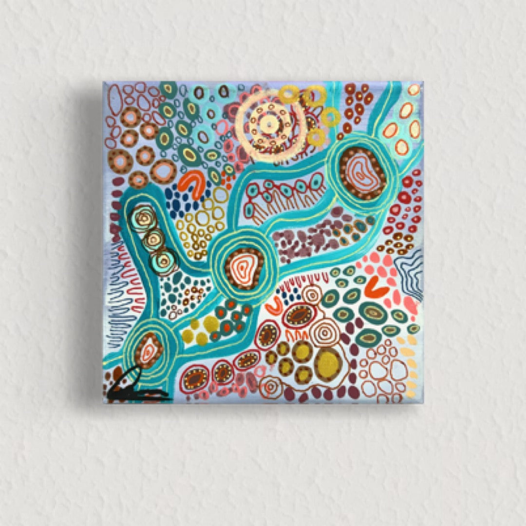 Aboriginal Art | Southern Ocean Serenity | Original Painting