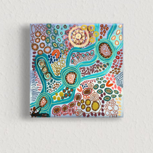 Aboriginal Art | Southern Ocean Serenity | Original Painting