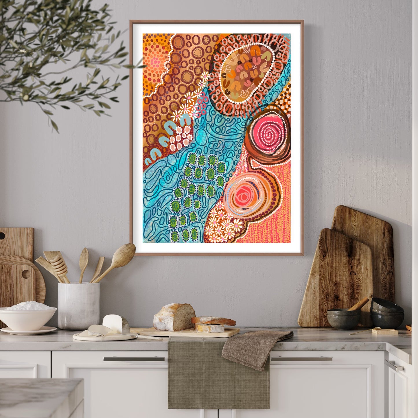 Aboriginal Art | Waterways | Art Print