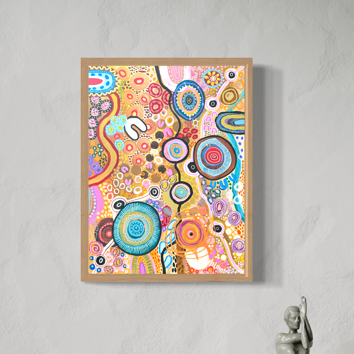 Aboriginal Art | Yanhagagi | Original painting - 30 x 40 cm