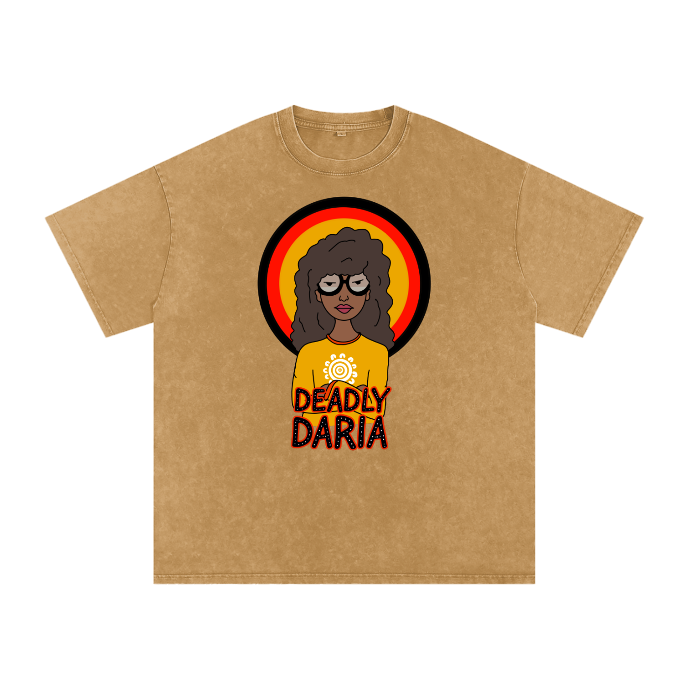 Aboriginal Art | Deadly Daria (2nd Release) | Streetwear Unisex 100% Cotton Loose Basic Tee